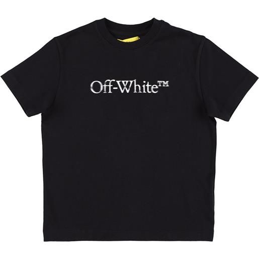 OFF-WHITE t-shirt bookish bit in cotone / logo
