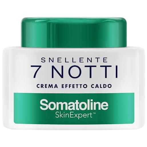 Somatoline SkinExpert, snellente 7 notti crema effetto caldo, trattamento corpo anticellulite, ultra intensivo con estratto di alga rossa, 250ml