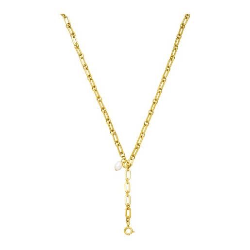 Purelei® charm zodiac necklace (oro) - collana donna in resistente acciaio inossidabile - collanina donna con ciondolo - lunghezza 50 cm - impermeabile