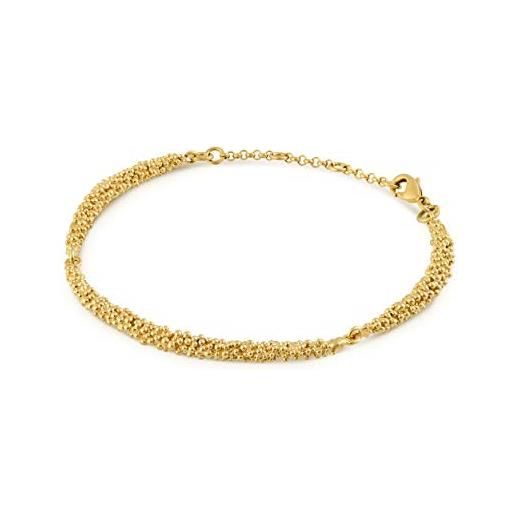JOI D'ART bracciale dorato stardust | progettato da joidart | disegnato da carme fàbregas | collezione stardust | bracciale in metallo placcato oro 24k
