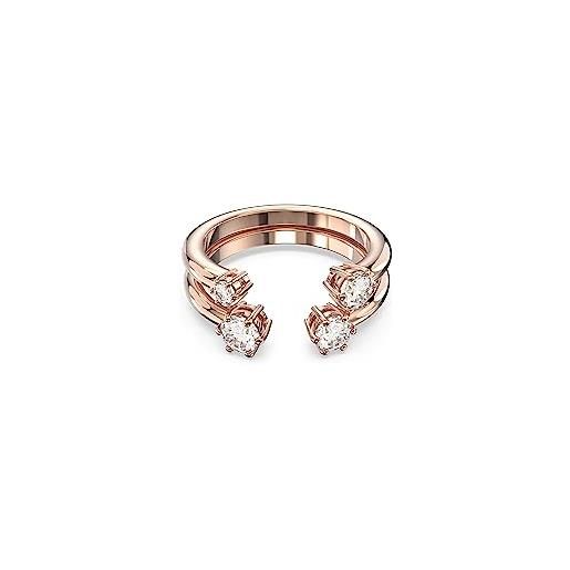 Swarovski anello constella: ring db white/ros 55 5640971 marca, única, metallo, nessuna pietra preziosa