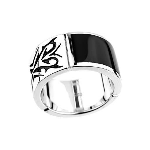 GUESS COLLECTION anello uomo argento sterling