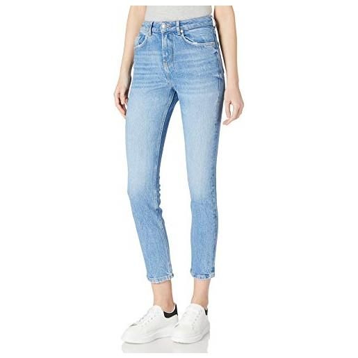 Vero Moda vmtracy hr reg straight j ba3176 ga noos jeans, mix blu chiaro, 27w x 32l donna