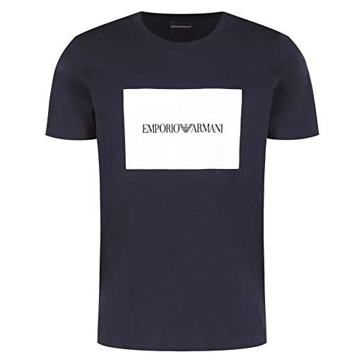 Emporio Armani t-shirt uomo maglietta 3h1td0 1j30z, manica corta, girocollo (bianco, m)