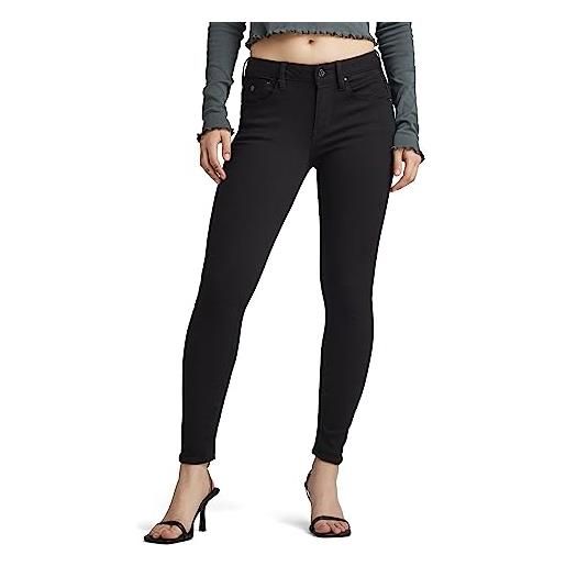 G-STAR RAW women's arc 3d skinny jeans, nero (pitch black d05477-b964-a810), 28w / 34l