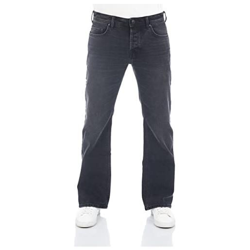 LTB Jeans ltb timor bootcut jeans jeans basic cotone denim stretch vita profonda blu nero w28 w29 w30 w31 w32 w33 w34 w36 w38 w40, black wash (200). , 31w x 36l