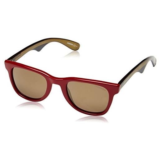 Carrera 6000 vp 2vb occhiali da sole, rosso (burgundy green camouflage/brown gold mirror), 50 unisex-adulto