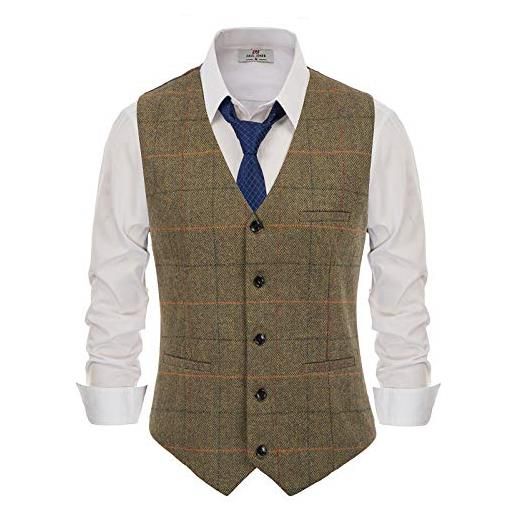 PaulJones uomo caparison vest simple v-neck v-neck classic taglia 3xl colore 6#