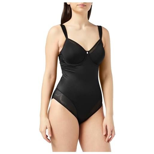 Triumph donna true shape sensation bsw, shapewear body wired, black, 5c