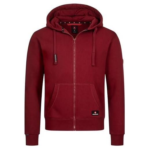 Höhenhorn woodberg - felpa con cappuccio da uomo, blu scuro, xxl