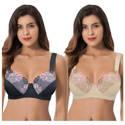 Curve Muse Taglie Forti da Donna, Aggiungi 1 Tazza, con Ferretto Push