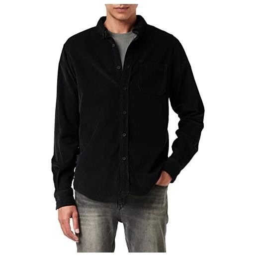 Urban Classics corduroy shirt, camicia, uomo, nero, 3xl