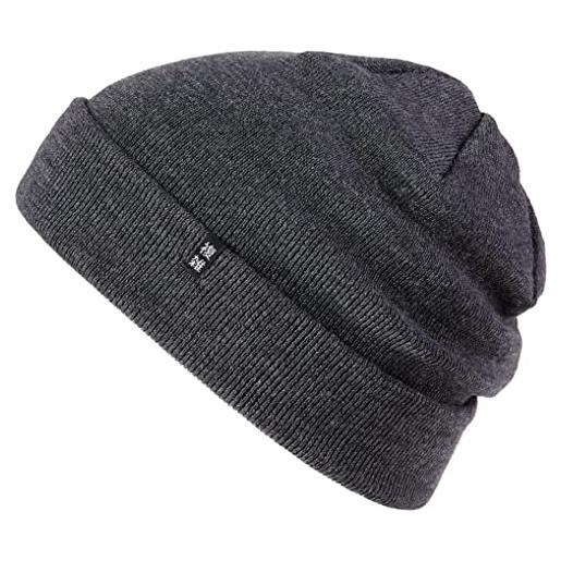 Enter the Complex® berretto uomo e donna, cappello invernale, 100% lana merino, cuffia, unisex, bianco, taglia unica