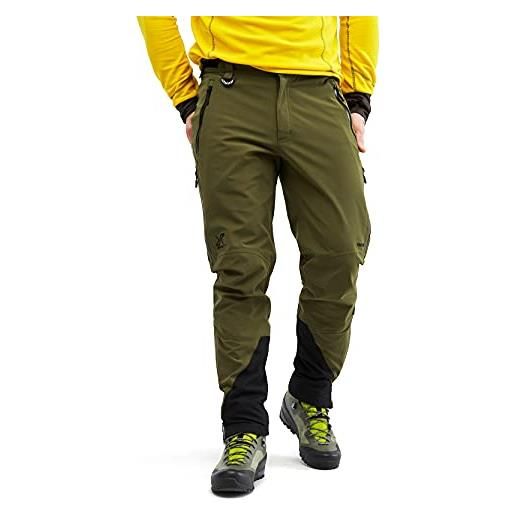 RevolutionRace cyclone rescue pants, pantaloni da uomo, aerata e impermeabile per trekking e altre attività all'aria aperta, stargazer, xxl