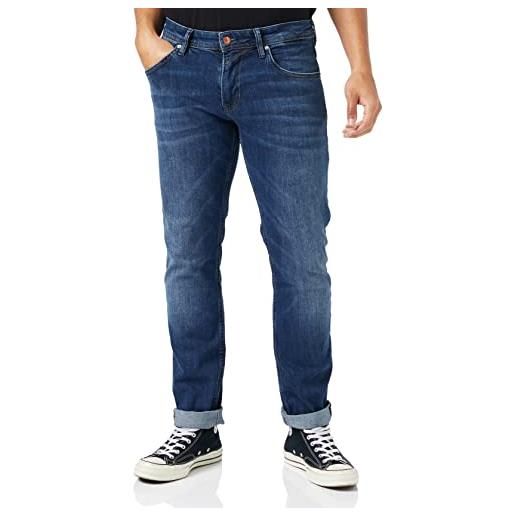TOM TAILOR Denim uomo jeans 20622022 aeden straight, 10136 - dark blue denim, 33w / 32l