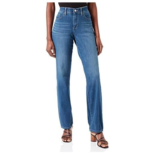 Lee comfort straight jeans, viola (medium indigo), 27w / 33l donna