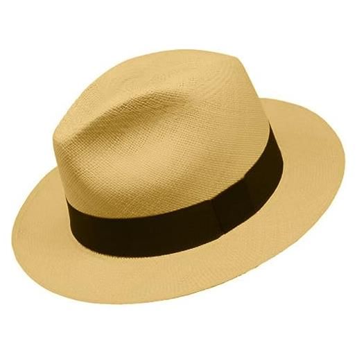 Gamboa protezione solare upf 50+ cappello panama in paglia per uomo cappello da sole artigianale in stile fedora