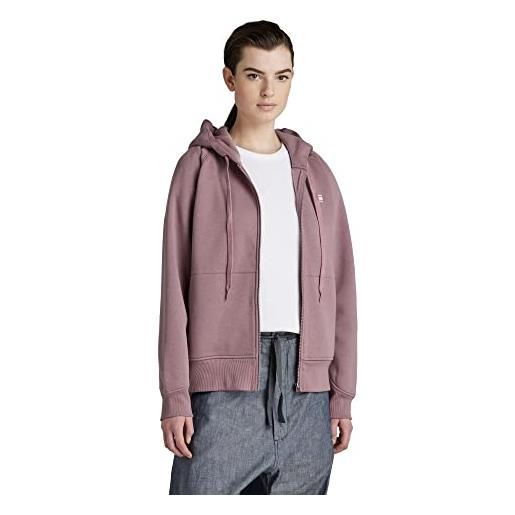 G-STAR RAW women's premium core 2.0 hooded zip through sweater, bianco (milk d21256-c235-111), m