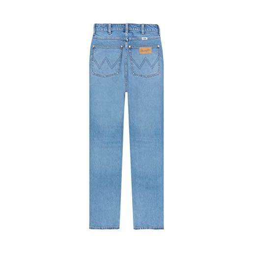 Wrangler walker, jeans donna, blu (hot in here), 33w / 32l