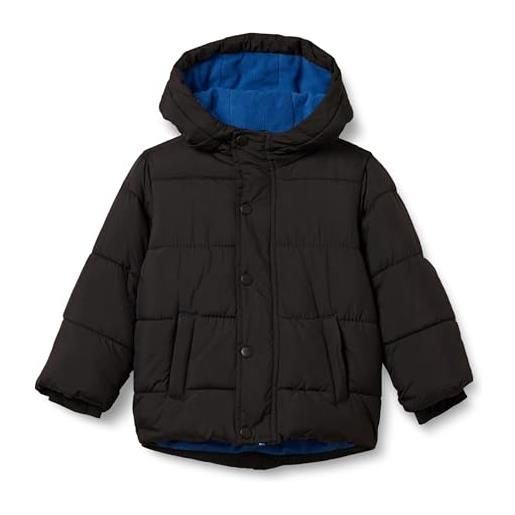 Amazon Essentials piumino pesante con cappuccio bimbo, nero, 18 mesi