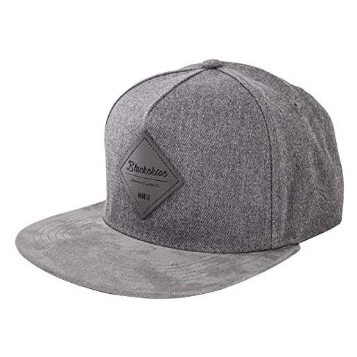 Blackskies port snapback - berretto unisex da baseball, in pelle scamosciata, port moody, taglia unica