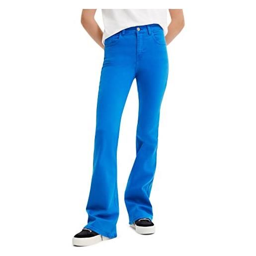 Desigual denim_mia, 5020 mineral blue jeans, 34 da donna