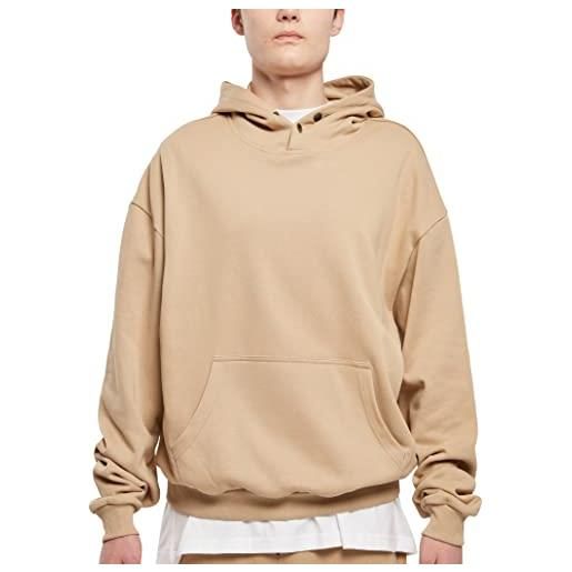 Urban Classics snap hoodie felpa con cappuccio, union beige, 4xl uomo