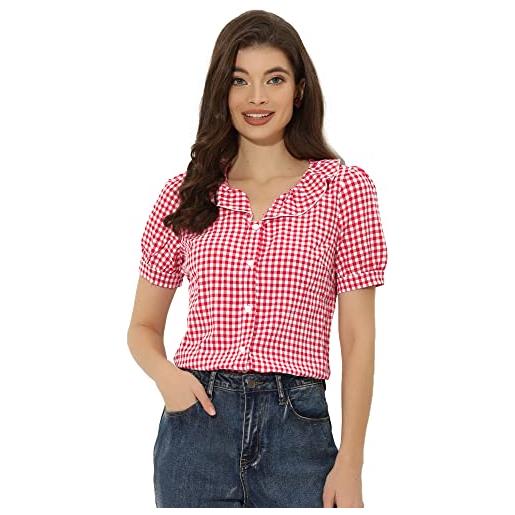 Collezione abbigliamento donna camicia quadri rosso: prezzi