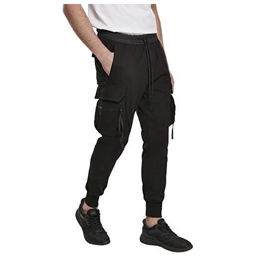Urban Classics jogging-hose tactical sweat pants pantaloni eleganti, black, s uomo