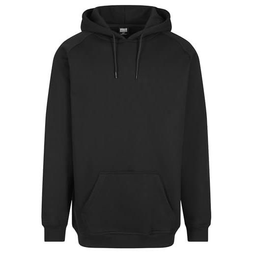 Urban Classics tall felpa con cappuccio, nero, medium uomo
