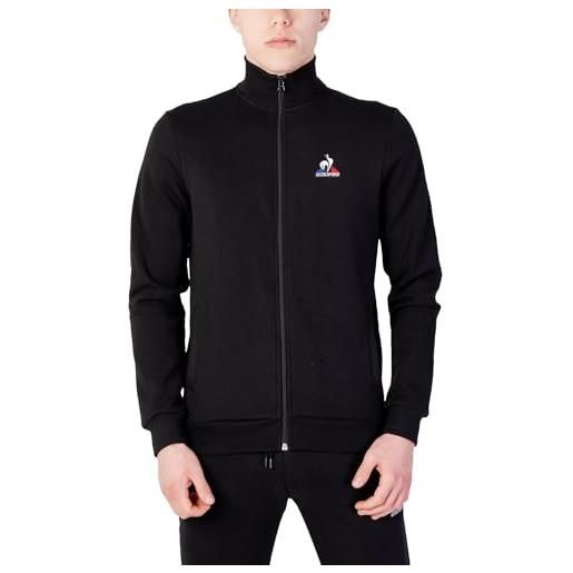 Le Coq Sportif ess fz-felpa n. 4 m, colore: nero giacca da tuta, m unisex-adulto