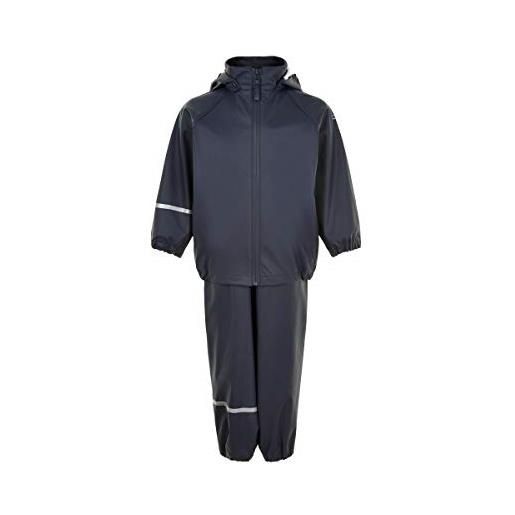 Celavi unisex - bambini rainwear ser - recycle pu giacca da pioggia not applicable, navy scuro, 70