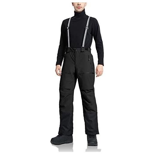 Pioneer Camp uomo pantaloni da sci impermeabili ski pants grigio m