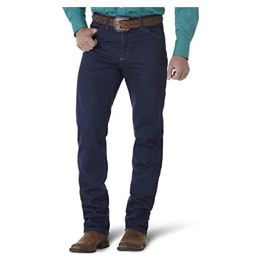 Wrangler - jeans da uomo con taglio da cowboy, vestibilità regolare prelavato. 34w/30l