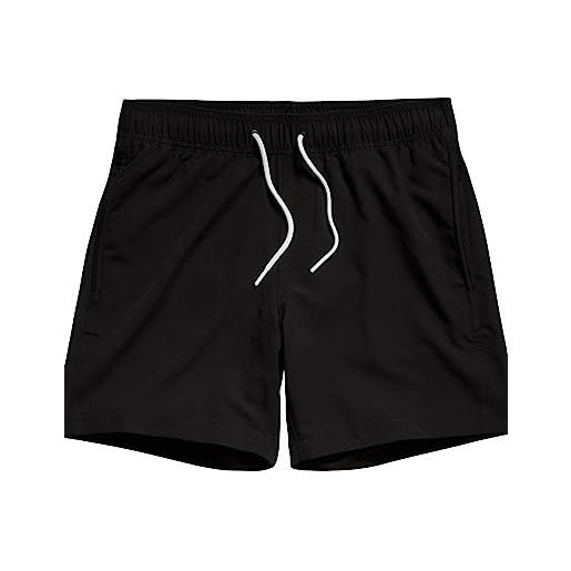 G-STAR RAW men's dirik solid swim shorts, nero (dk black d22958-a505-6484), m