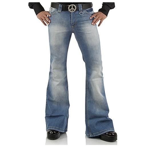 COMYCOM jeans con battuta, slavato, star blue 72 hellblau 34w x 32l