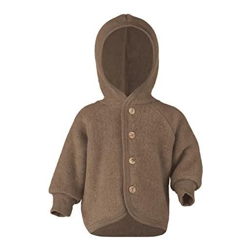 Engel - giacca da neonato in lana biologica noce melange 86/92 cm