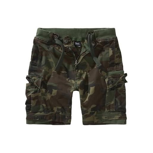 Brandit packham vintage shorts pantaloncini, navy, xl uomo