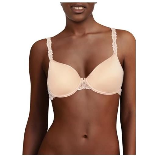 Chantelle champs elysees, reggiseno memory coprente, intimo donna, avorio (elfenbein 35), 2g