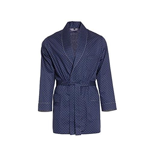 R Revise elegante vestaglia per gli uomini revise re-509 - blu scuro c10 - 4xl