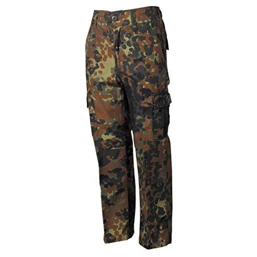 MFH pantaloni bdu dell'esercito americano per ragazzi e ragazze (woodland/s (122/128))