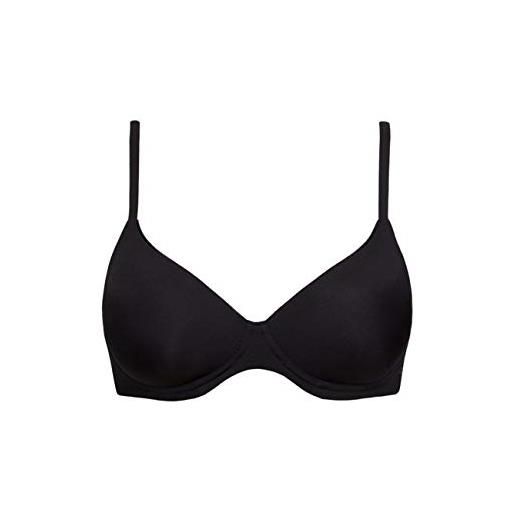 SIELEI sièlei reggiseno push up coppe graduate senza ferretto - 1556 new (2°, nero)