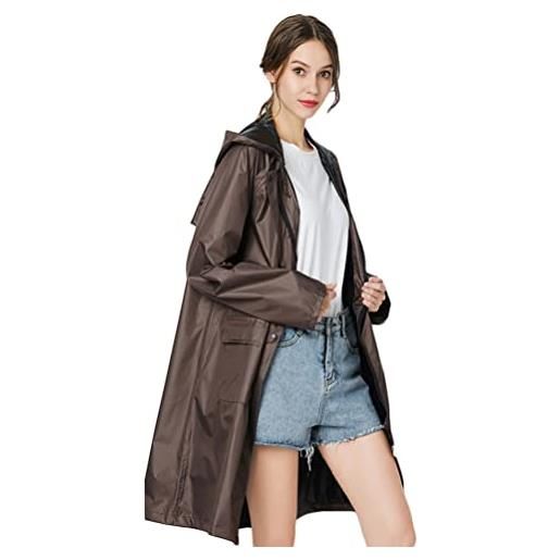 Giacca Antipioggia Leggera Zando Da Donna: Impermeabile, Pieghevole Con Cappuccio Per Viaggi E Outdoor