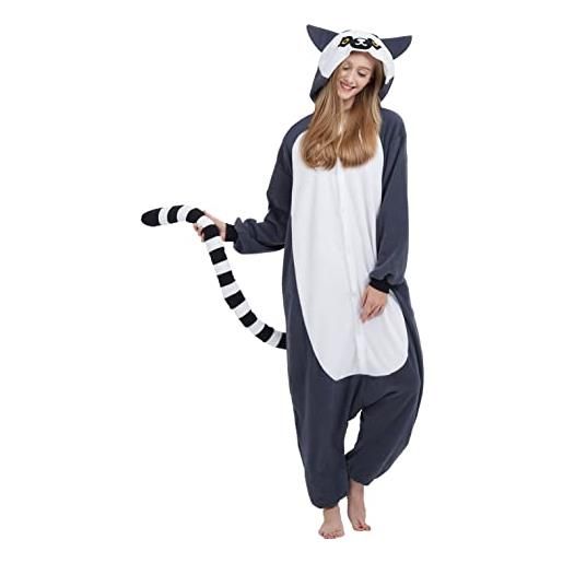 Magicmode kigurumi pigiama animali adulto unisex pigiama party halloween sleepwear cosplay costume onesie, canguro