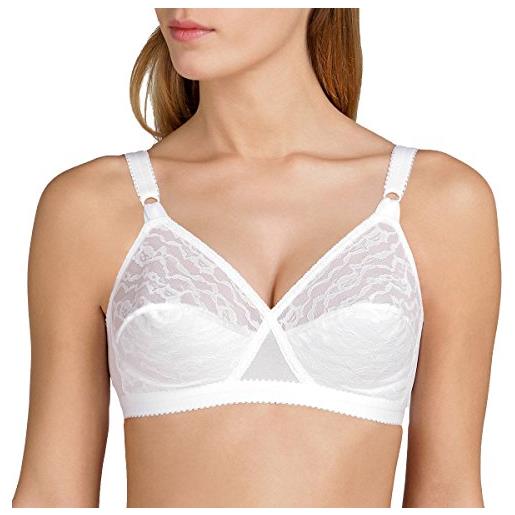 Playtex reggiseno playtex art 165 criss cross nero bianco beige coppa b in pizzo dalla tg 34 alla 44 (nero - 36)