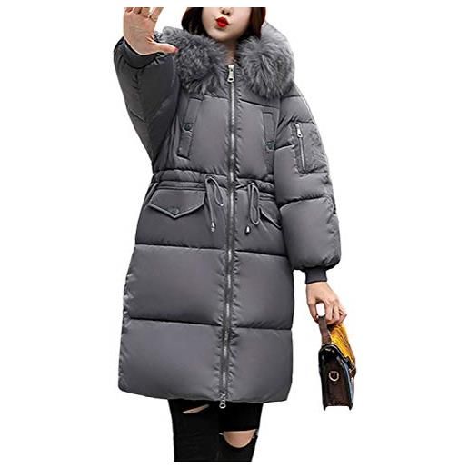 ORANDESIGNE Cappotto Donna Invernale Giacca in Peluche Pelliccia