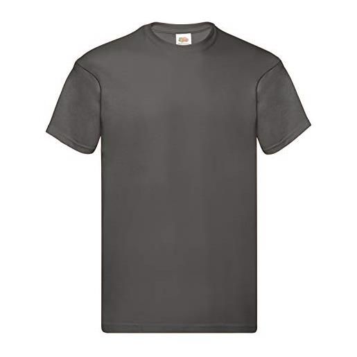 Fruit of the Loom - t-shirt da uomo original t, confezione da 5, navy scuro, m