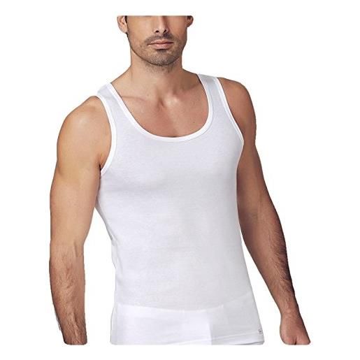 NOTTINGHAM confezione n. 2 maglia vogatore spalla larga uomo cotone costina bielastica -morbidezza ed aderenza. Disponibile nei colori bianco o nero. 