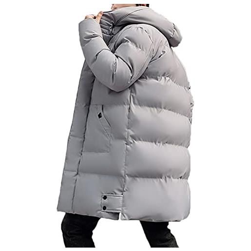 Kobilee Giacca Parka Uomo Invernale Taglie Forti in Pile Cappotto