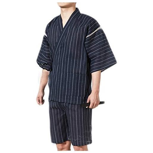 FANCYPUMPKIN fancy pumpkin jinbei men's japanese style vestaglia kimono pigiama taglie taglie m-a03. 